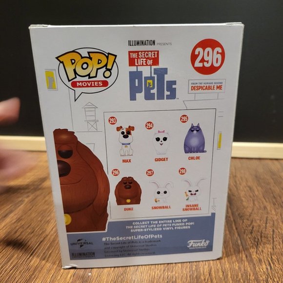 Illumination The Secret Life of Pets Duke Funko Pop - Picture 3 of 12